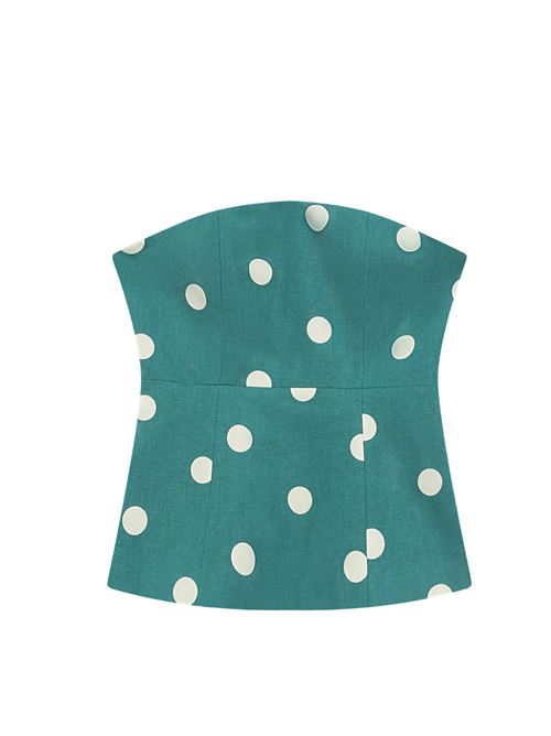 Bustier peplum in misto lino Grace & Mila | SS2627019EMER